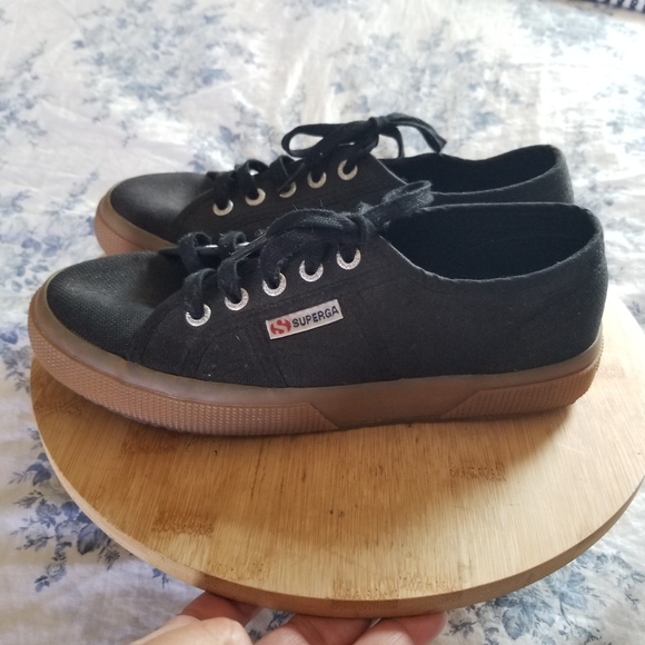 Superga | Cotu Dark Gum Sole Sneakers - Picture 1 of 8